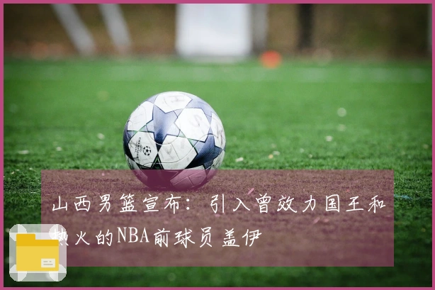 山西男篮宣布:引入曾效力国王和热火的NBA前球员盖伊